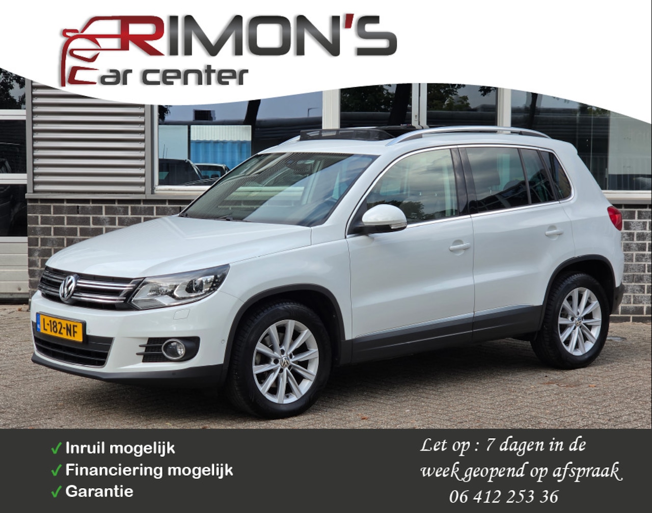 Volkswagen Tiguan - 1.4 TSI Sport&Style Pano Leder Navi Trekhaak - AutoWereld.nl