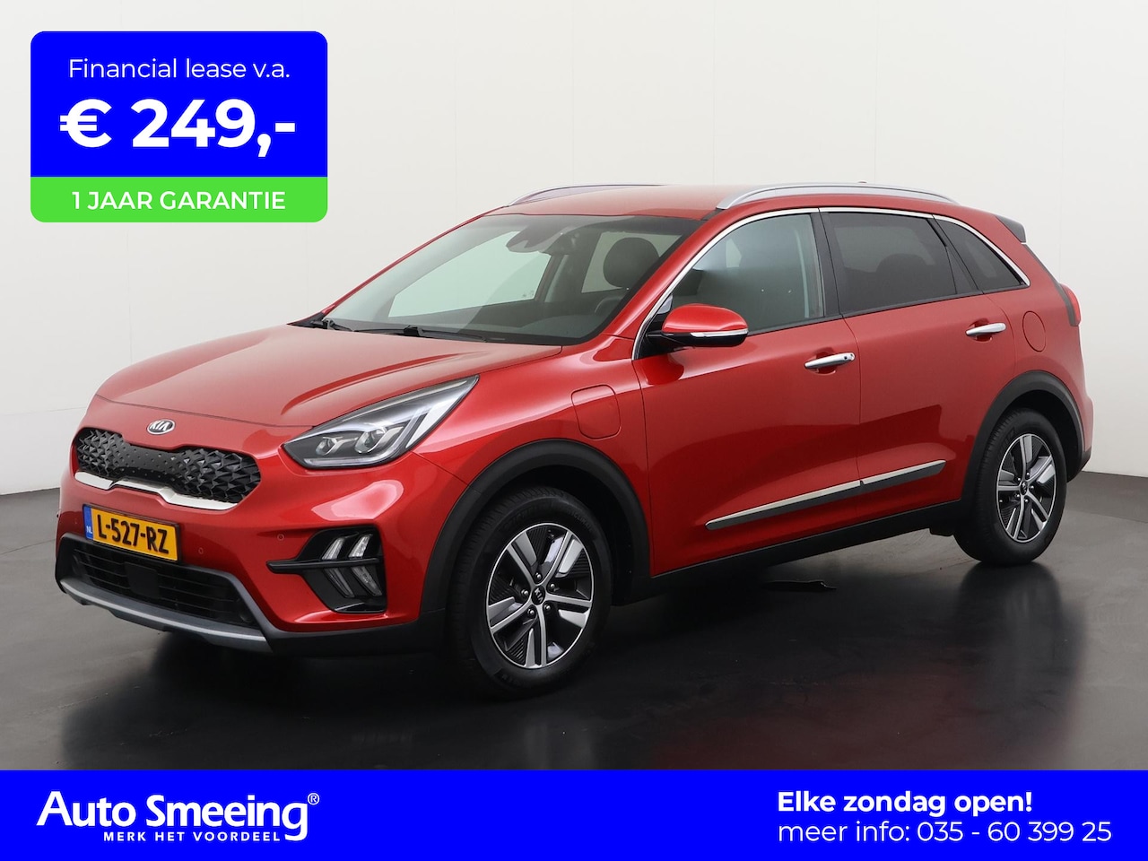 Kia Niro - 1.6 GDi PHEV DynamicPlusLine | Leder | Plug-In | Zondag Open! - AutoWereld.nl