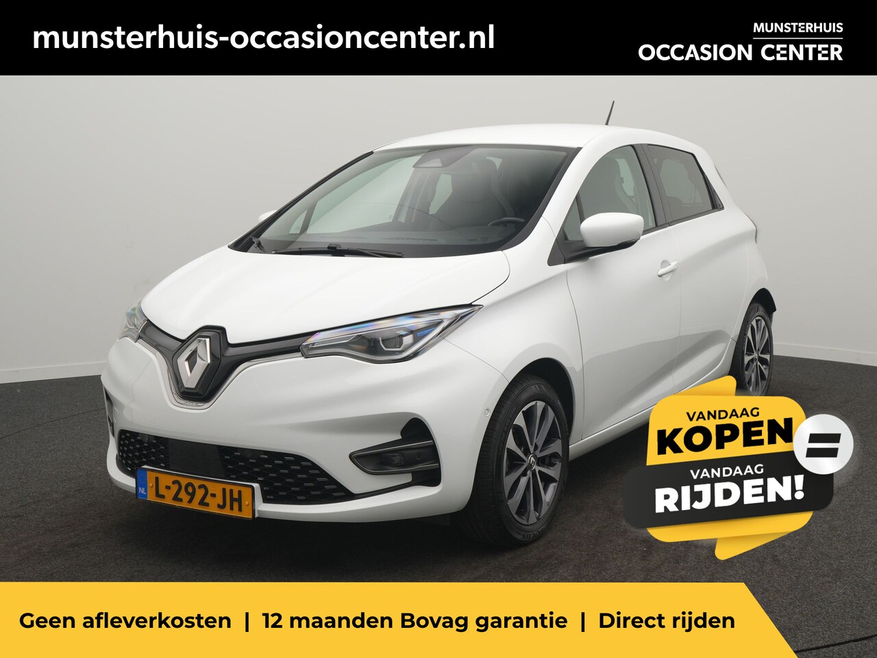 Renault Zoe - R135 Intens 52 kWh - RIJKLAARPRIJS - Achteruitrijcamera - Stoel- en Stuurverwarming - Deal - AutoWereld.nl