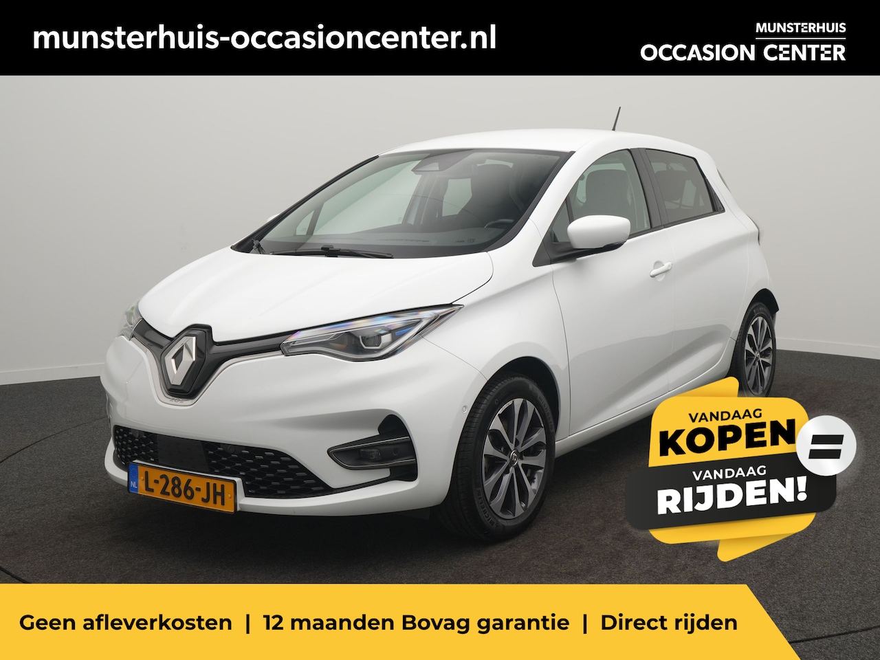 Renault Zoe - R135 Intens 52 kWh - RIJKLAARPRIJS - Achteruitrijcamera - Stoel- en Stuurverwarming! - AutoWereld.nl