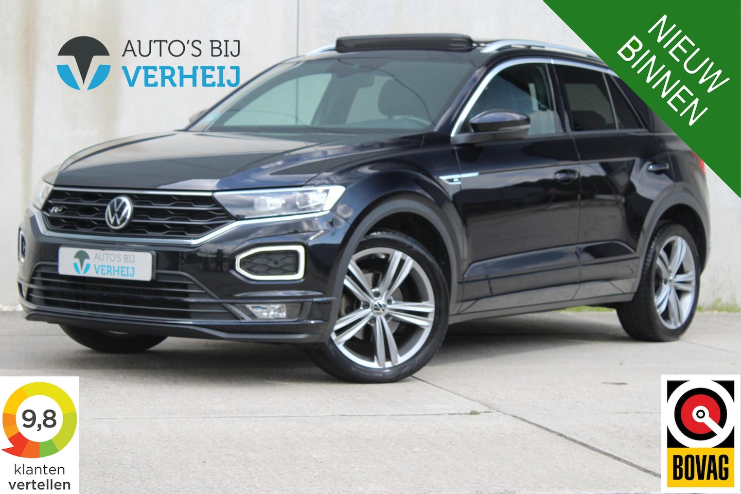 Volkswagen T-Roc - 1.5 TSI Sport Business R-Line / AUTOMAAT / PANO DAK / VIRTUAL COCKPIT - AutoWereld.nl