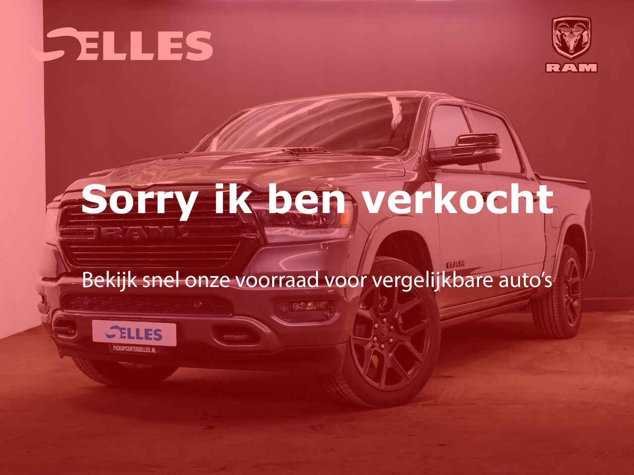 Dodge Ram 1500 - 5.7 V8 4x4 Crew Cab Laramie Night | Prins LPG | Luchtvering | Adaptieve Cruise Control | H - AutoWereld.nl