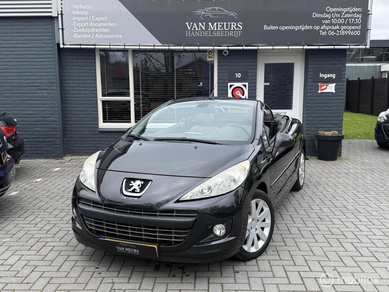 Peugeot 207 CC - 1.6 VTi Noir & Blanc, Clima, Cruise, leder, Apk 06-2027 - AutoWereld.nl