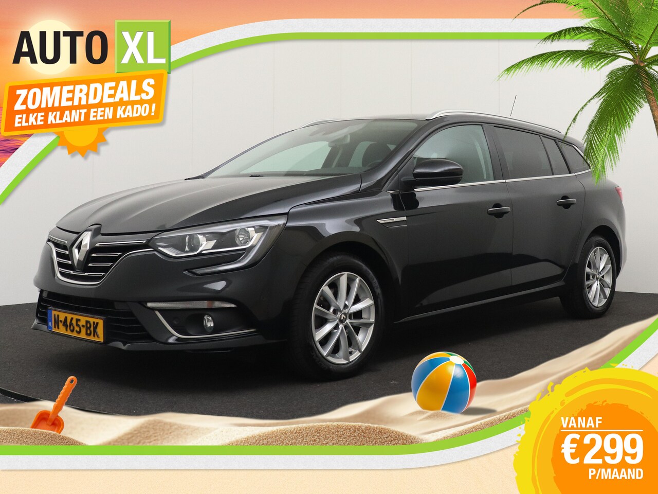 Renault Mégane Estate - 1.2 101 PK Limited Camera Alcantara/Leder Sportstoelen # - AutoWereld.nl