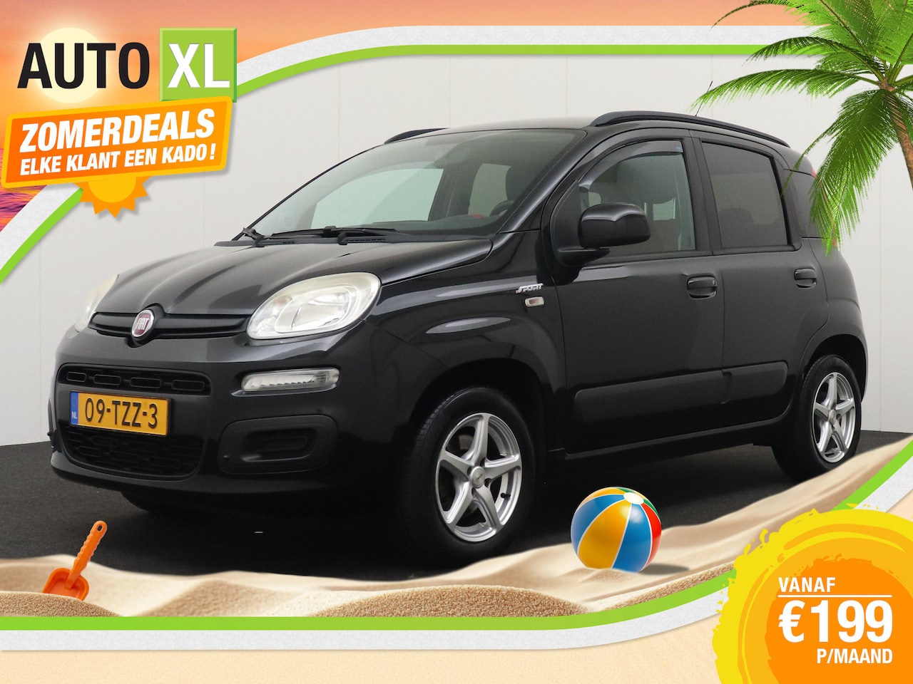 Fiat Panda - 0.9 TwinAir Lounge Sport Trekhaak 14'LMV Privacy Glas - AutoWereld.nl