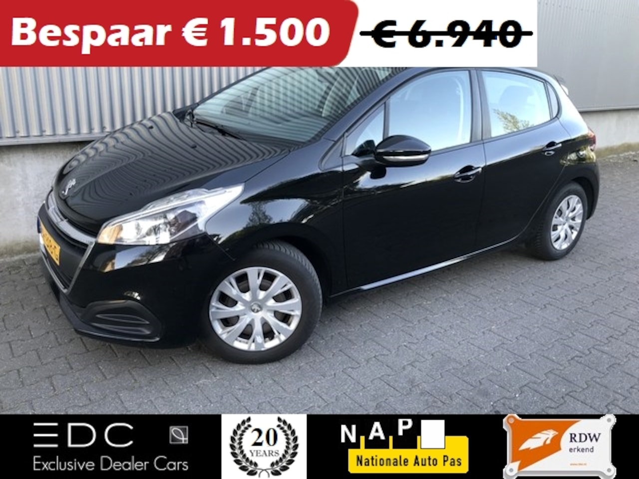 Peugeot 208 - 1.2 Automaat Navi | PDC | Cruise | Airco | Trekhaak | DAB Etc. - AutoWereld.nl