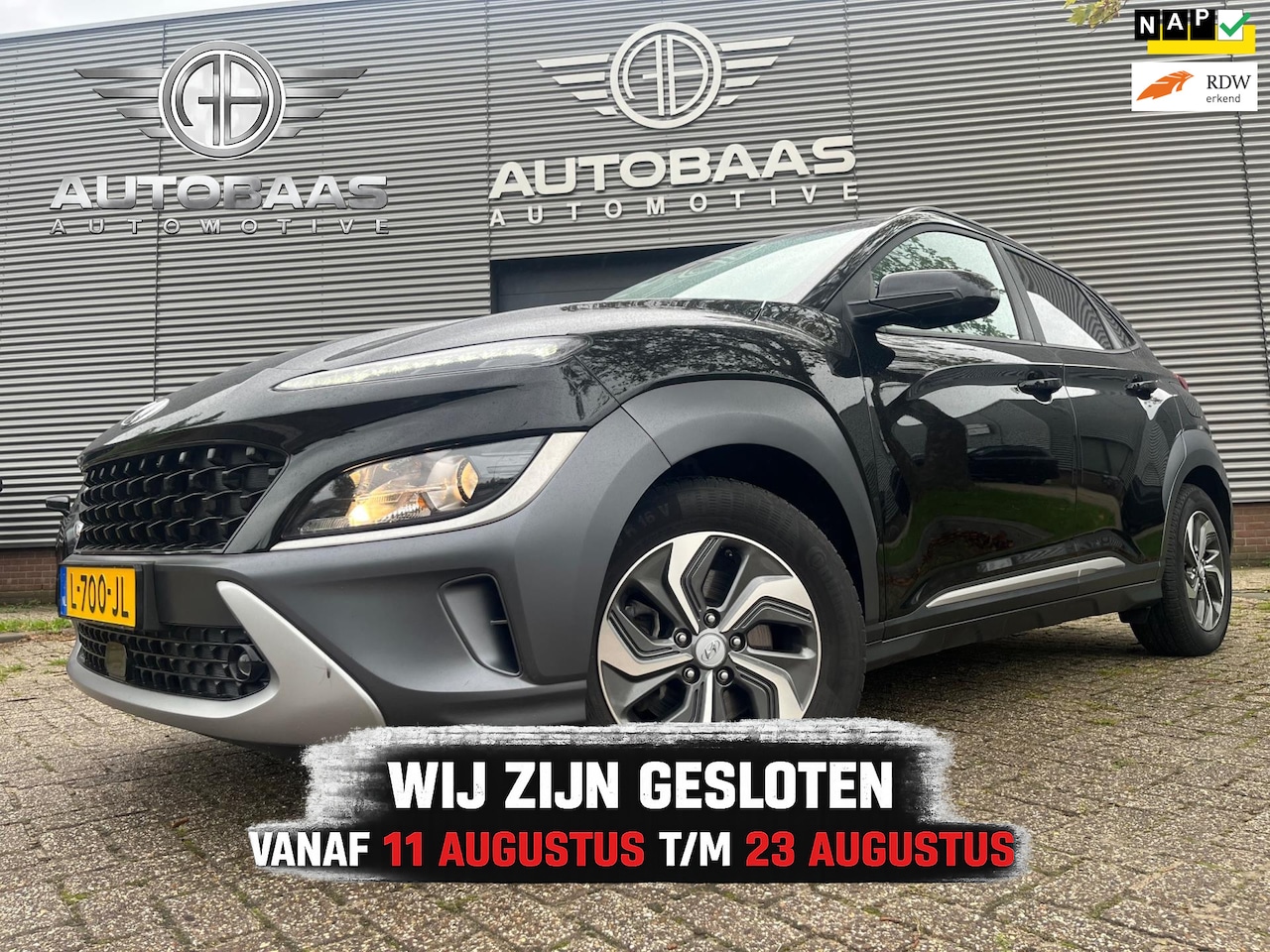 Hyundai Kona - 1.6 GDI HEV Fashion AUTOMAAT **APK 07-2027** NL-AUTO+NAP+1EIG+NAVI+TREKHAAK+CAMERA+DIGI DA - AutoWereld.nl