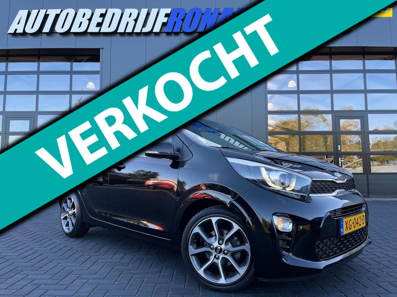 Kia Picanto - 1.0 CVVT Design Edition NL.Auto/Navigatie/Camera/Cruise control/Climatronic/Leder/2De Eige - AutoWereld.nl