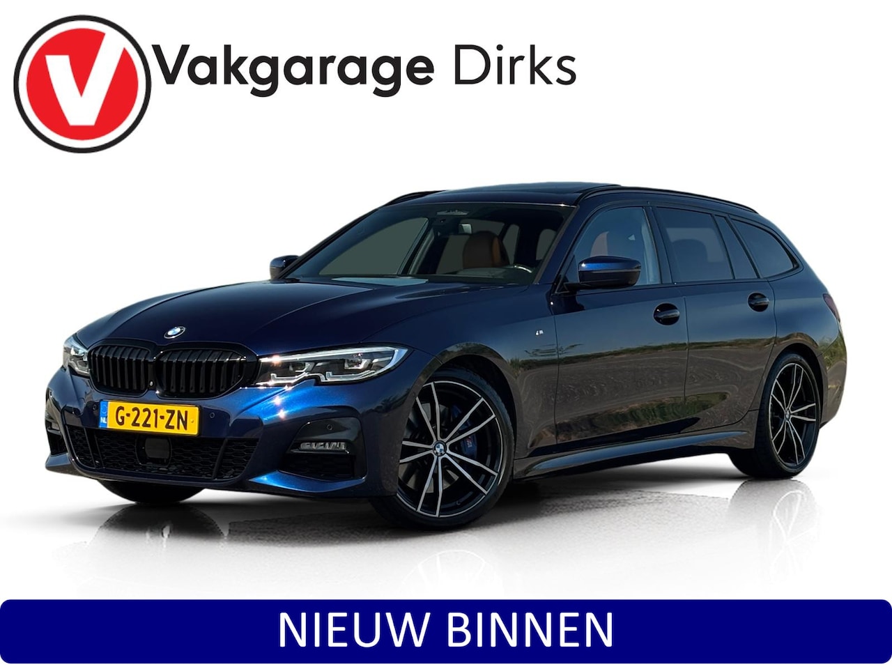 BMW 3-serie Touring - 320i M-Sport ✅ Pano ✅ Leder ✅ 360 - AutoWereld.nl