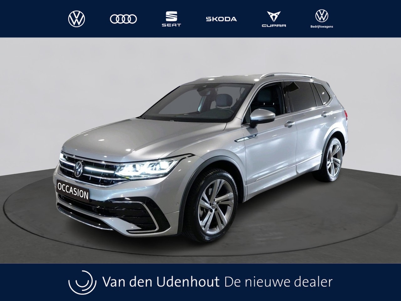 Volkswagen Tiguan Allspace - 1.5 TSI R-Line Business 7p. | Trekhaak | Derde zitrij | Winterpakket | LED matrix | - AutoWereld.nl