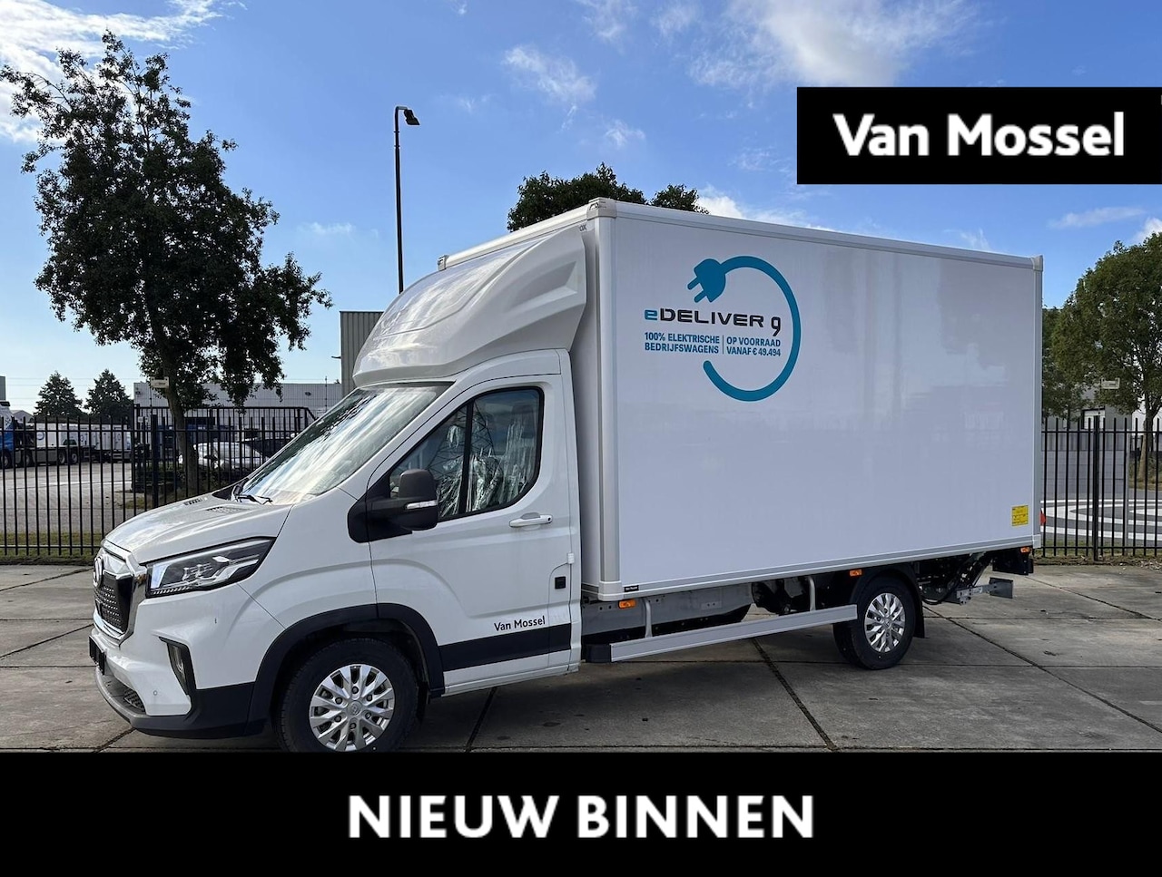 Maxus eDeliver 9 - L4 Citybox 65kWh | 11kw AC | 3.500kg | 750kg Laadklep | Led | Adaptive Cruise Control | Di - AutoWereld.nl