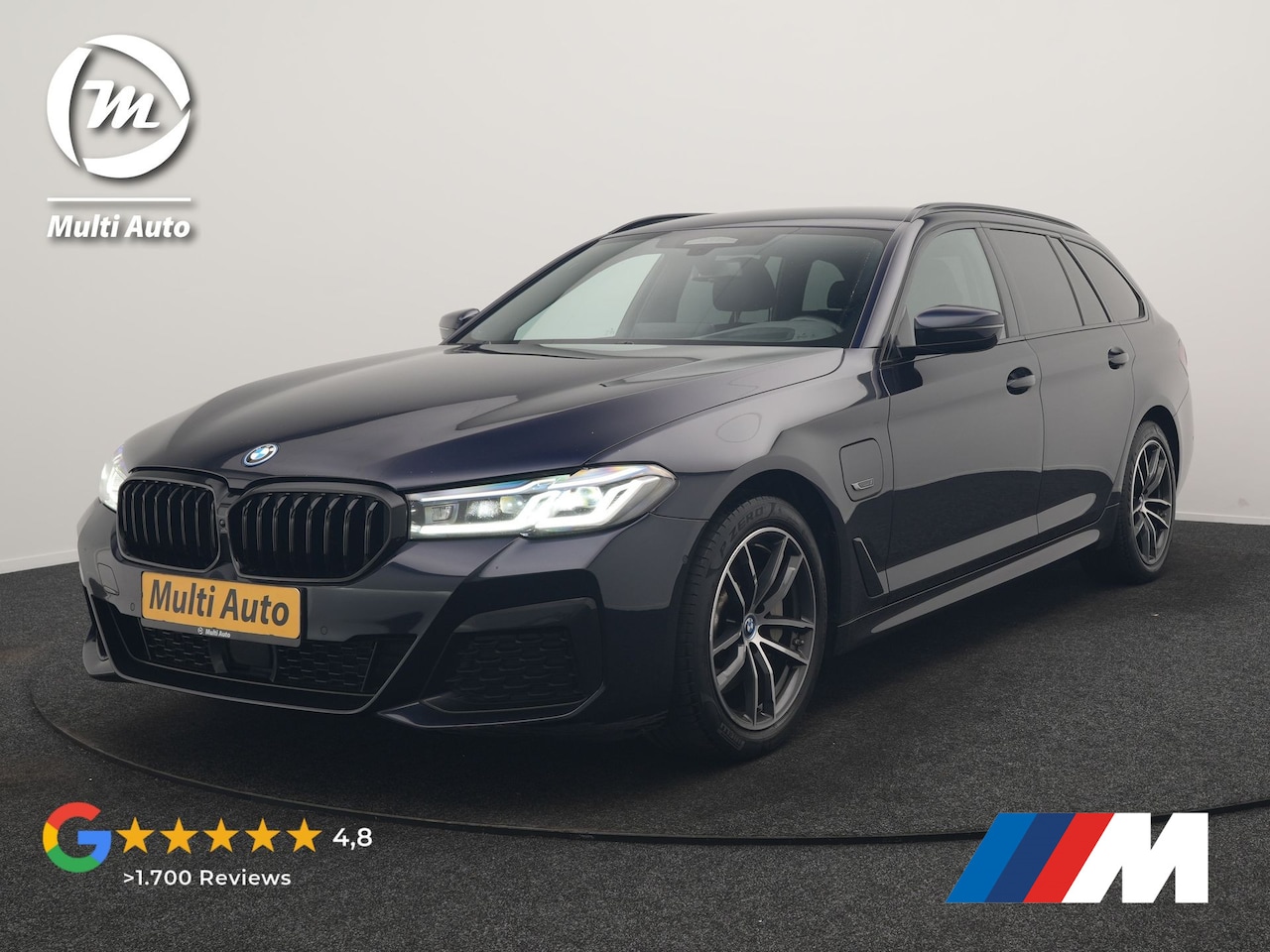 BMW 5-serie Touring - 530e M Sport PHEV 293pk Dealer O.H. | Trekhaak Af Fabriek | Adaptive Cruise | Head Up | La - AutoWereld.nl