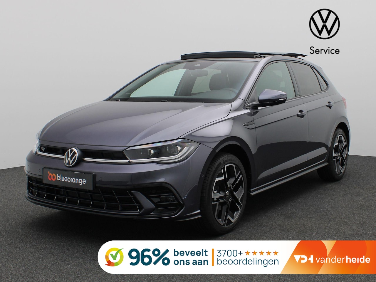 Volkswagen Polo - 1.0 TSI R-Line Edition 95PK DSG Pano-Schuifdak, Keyless, Matrix LED-Verlichting, Side Assi - AutoWereld.nl