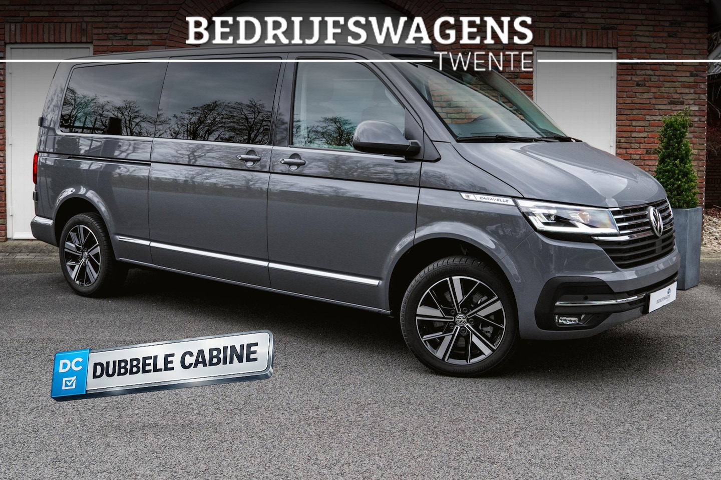 Volkswagen Transporter Caravelle - T6.1 204PK DSG L2H1 DC LED LEDER ACC Volkswagen Transporter 2.0 TDI L2H1 32 DC - AutoWereld.nl