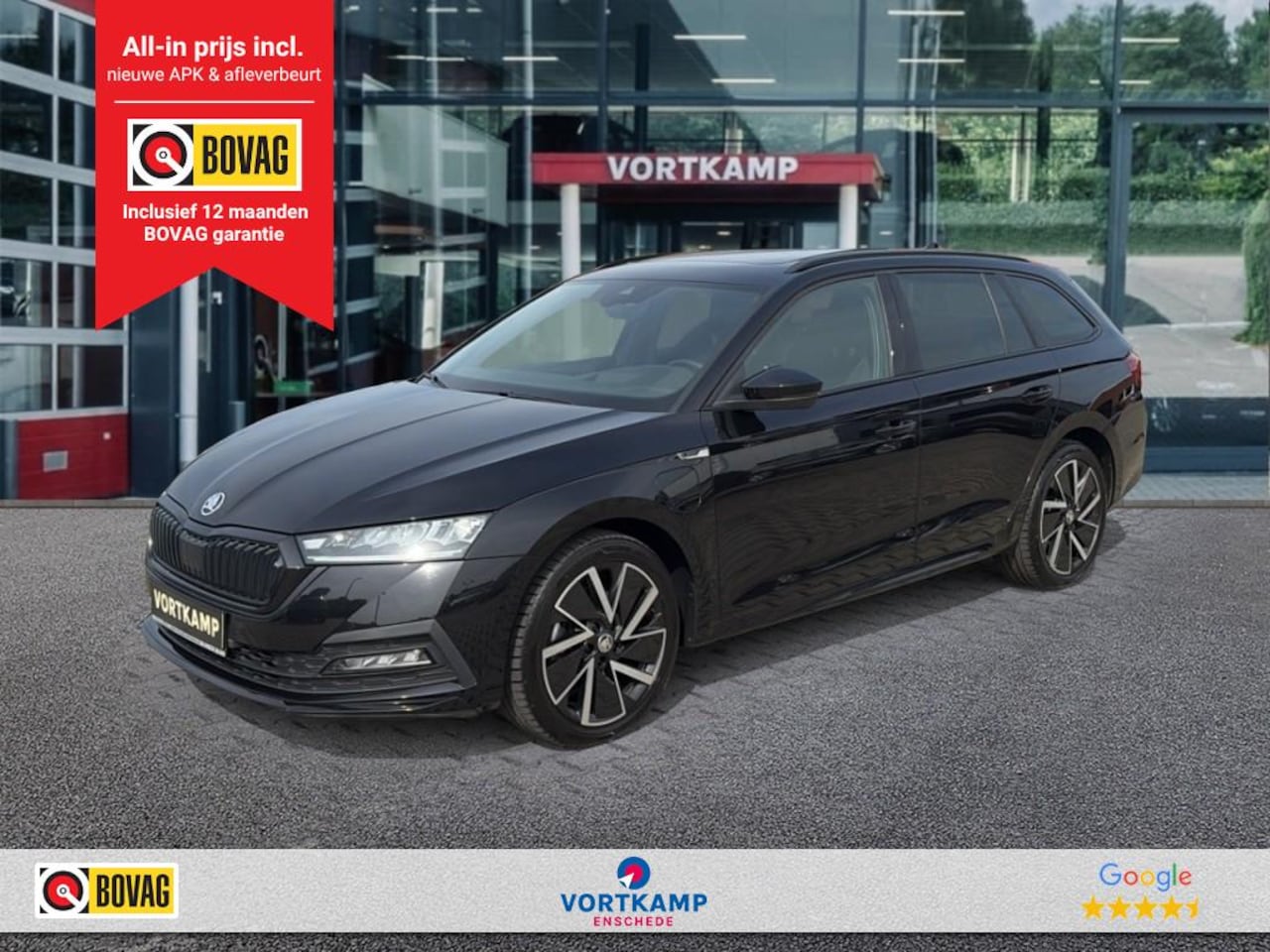 Skoda Octavia - 1.4 TSI iV SPORTLINE PANO-DAK/CAMERA/CRUISE/STOEL+STUURVERW/CARPLAY - AutoWereld.nl