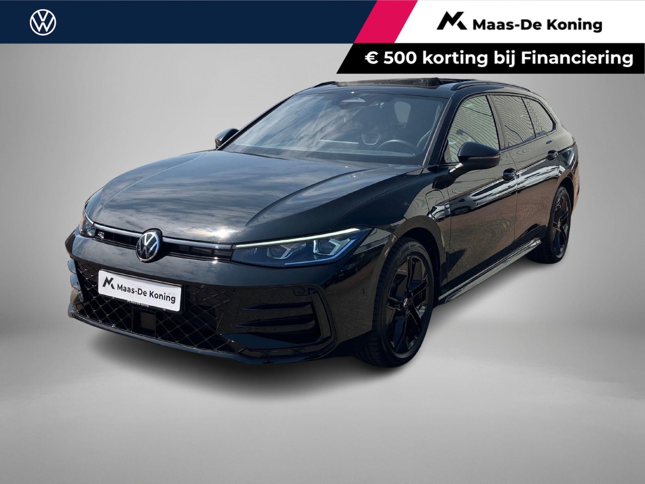 Volkswagen Passat Variant - 1.5eHybrid 200kW/272PK R-Line Black Style DSG · Panoramadak · Navigatie · Trekhaak · Garan - AutoWereld.nl