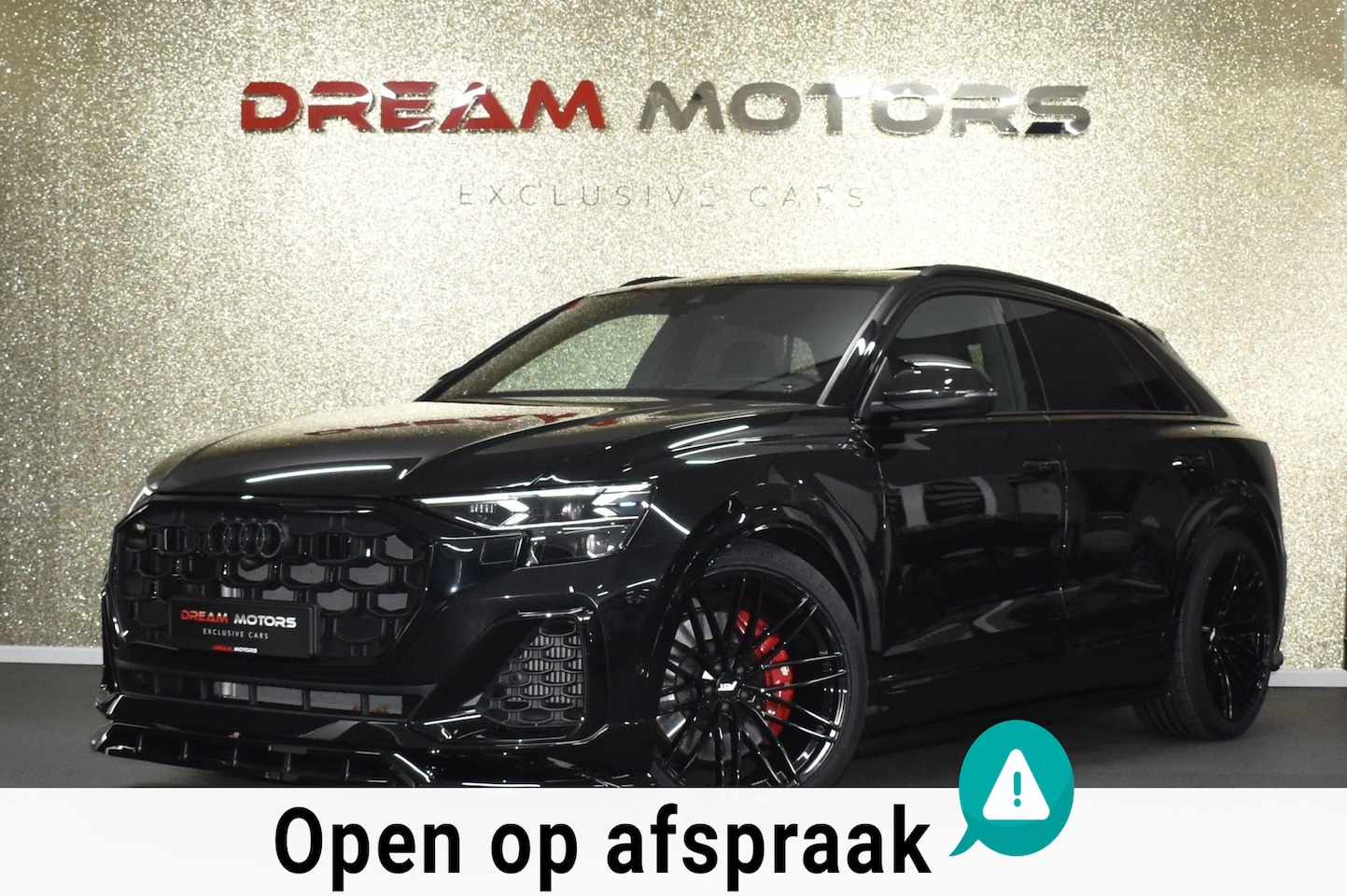Audi Q8 - 60 TFSI e Quattro S-Line Competition 490pk | AKRAPOVIC | MASSAGE - AutoWereld.nl