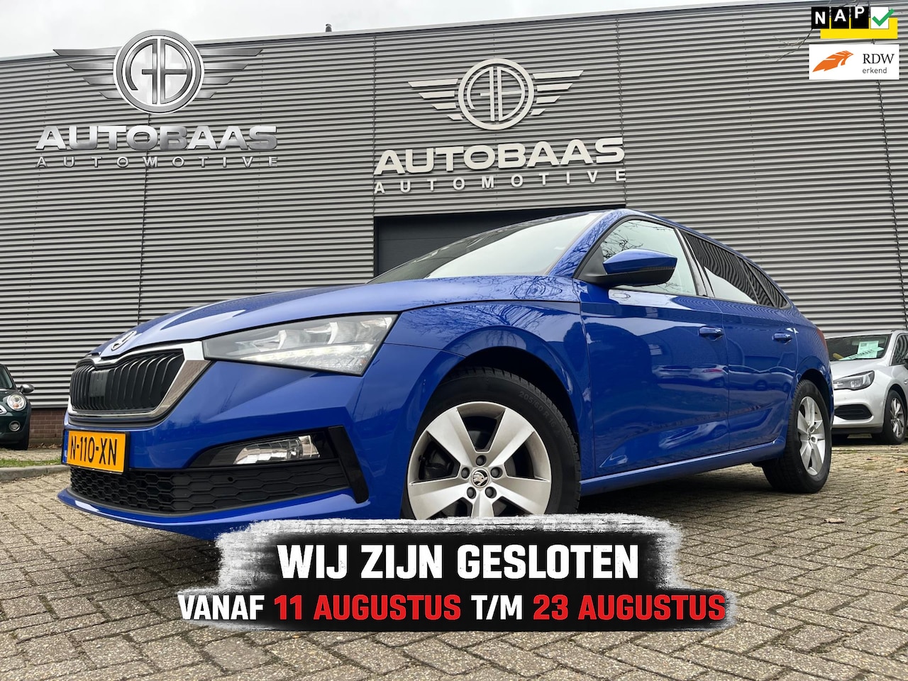 Skoda Scala - 1.0 TSI Ambition AUTOMAAT ** APK 02-2028 ** +NL AUTO+1EIG+NAP+TREKHAAK+AIRCO+NAVIGATIE APP - AutoWereld.nl