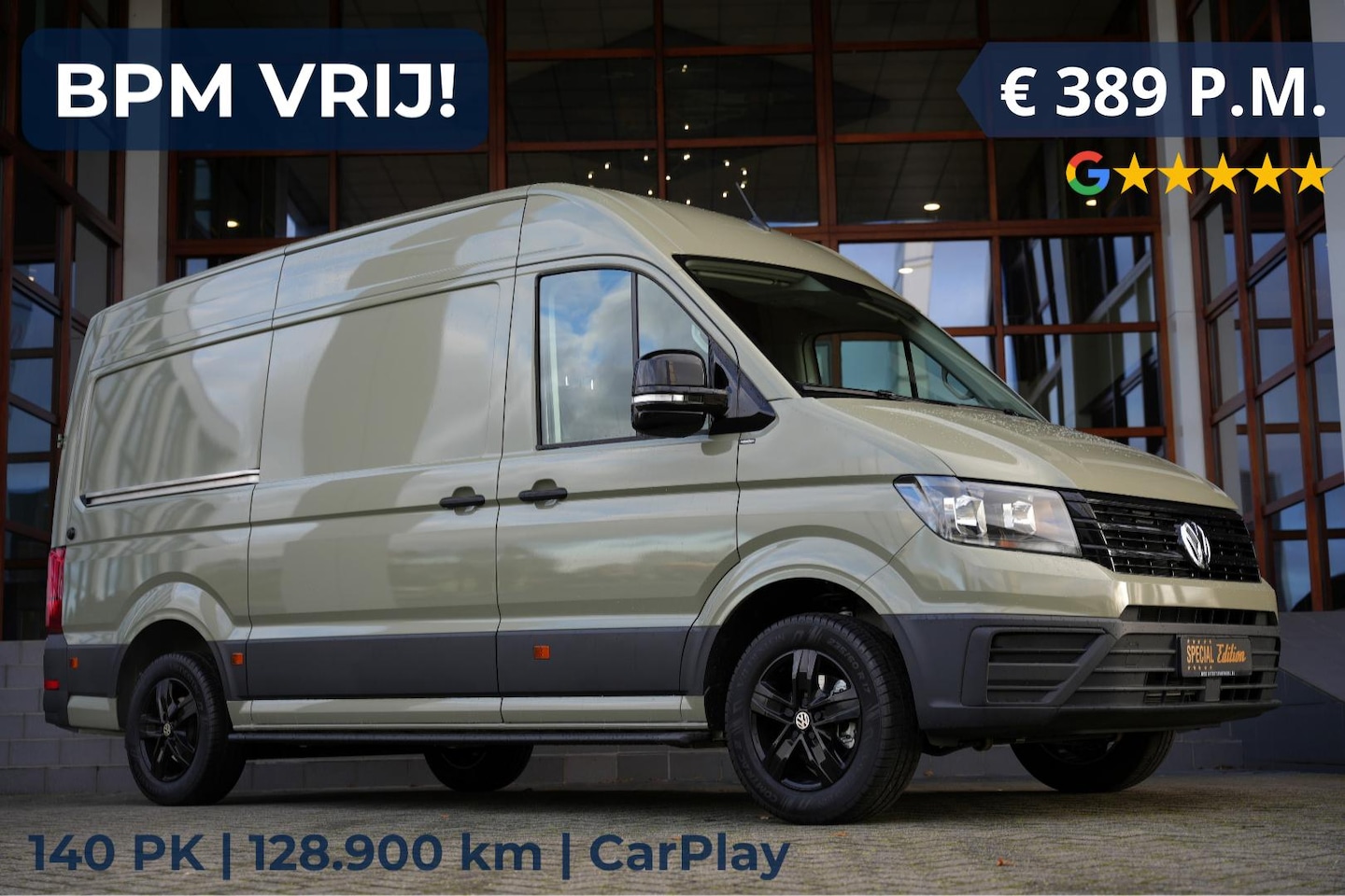 Volkswagen Crafter - 2.0 TDI L3H3 Special Editon 140PK | CarPlay | Cam - AutoWereld.nl