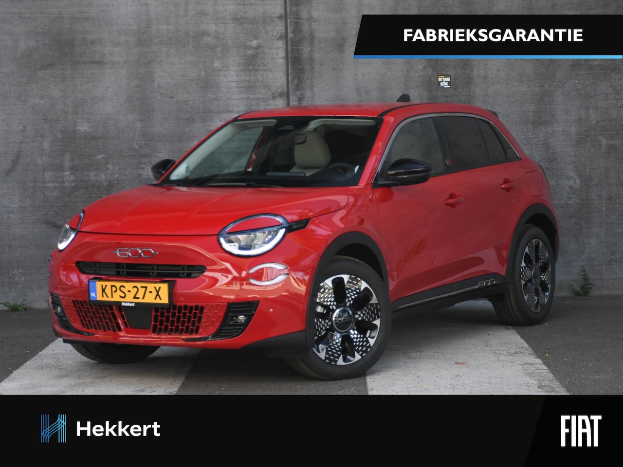 Fiat 600e - La Prima 54kWh 156pk Automaat MASSAGE | LEDER | 18''LM | ELEK. ACHTERKLEP | CAMERA | DAB | - AutoWereld.nl