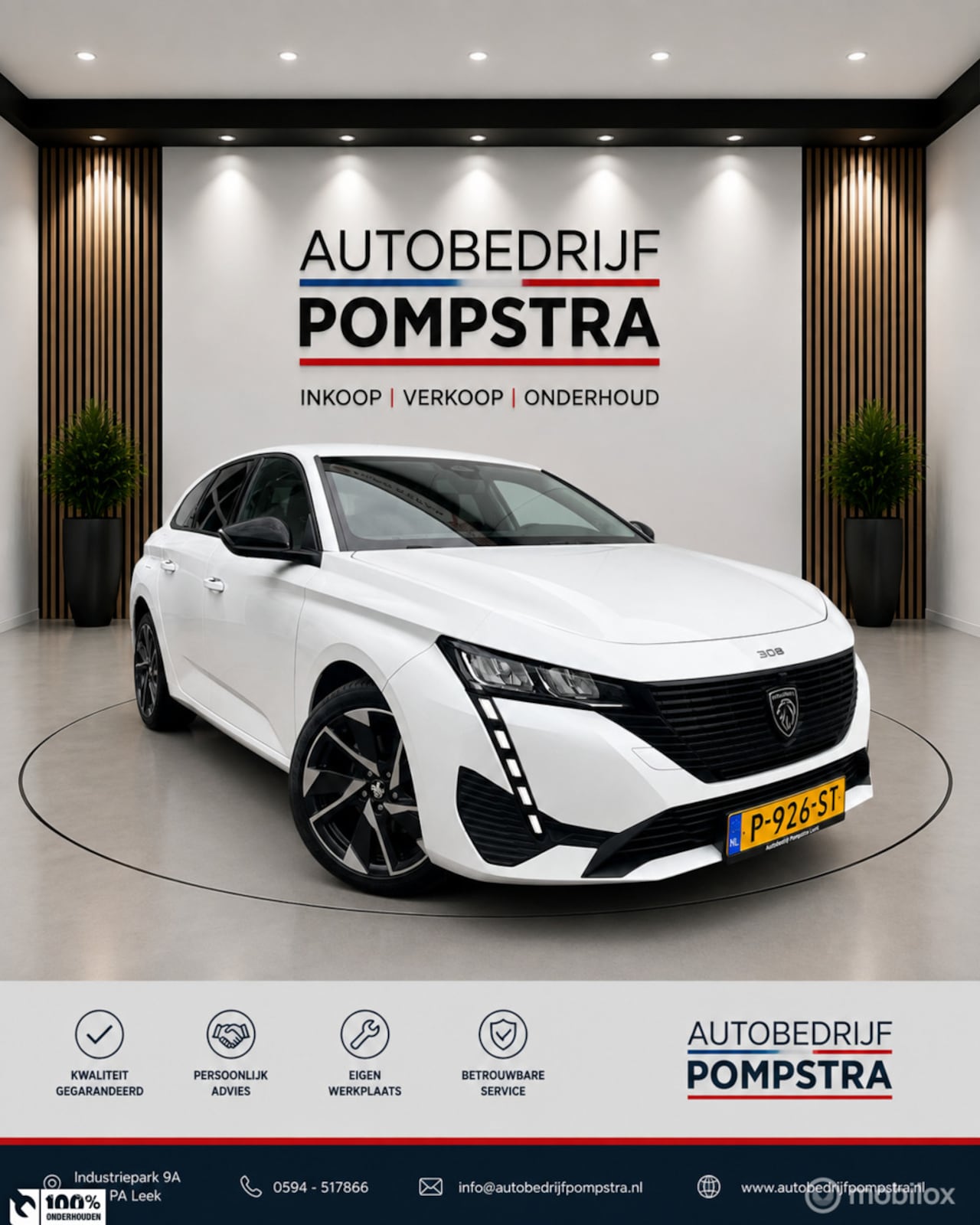 Peugeot 308 SW - 1.2 PT Business 110 PK NAVI/CLIMA/TREKHAAK - AutoWereld.nl