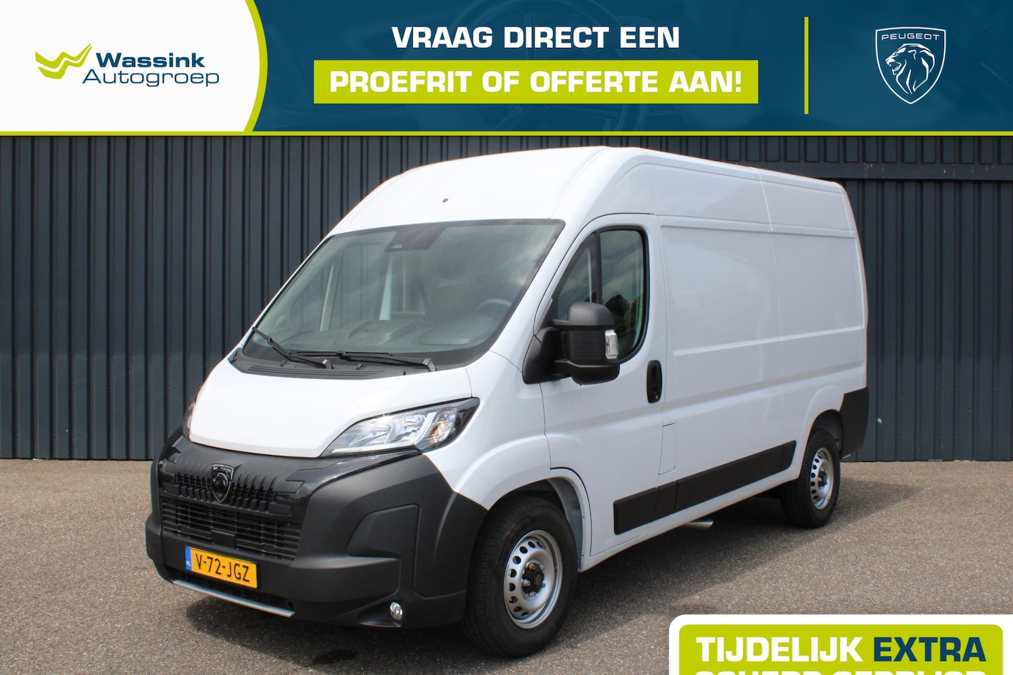 Peugeot Boxer - 2.2 HDi 140PK L2H2 3,5T I Zwaar | Trekhaak 3.000KG Trekgewicht I Pack Techno I Verzwaarde - AutoWereld.nl