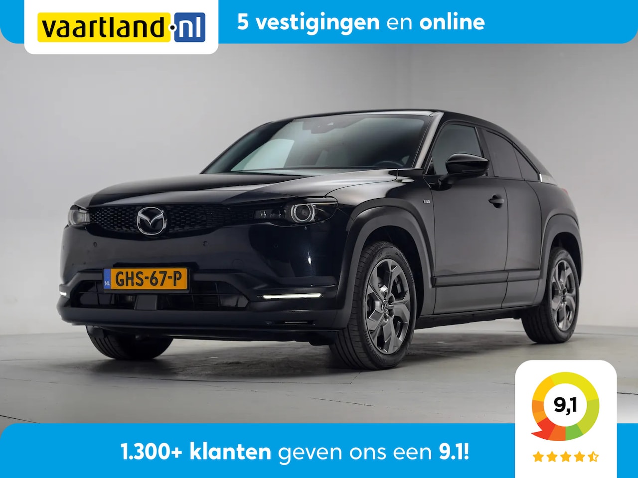 Mazda MX-30 - e-SkyActiv EV 145 Advantage 36 kWh [ Apple/Android Camera Navi Stuur-&stoelverwarming ] - AutoWereld.nl
