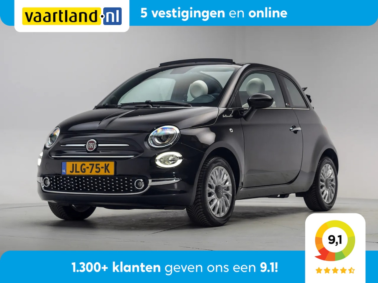 Fiat 500 - 1.0 Hybrid Dolcevita [ Airco Start/Stop systeem DAB+ radio ] - AutoWereld.nl