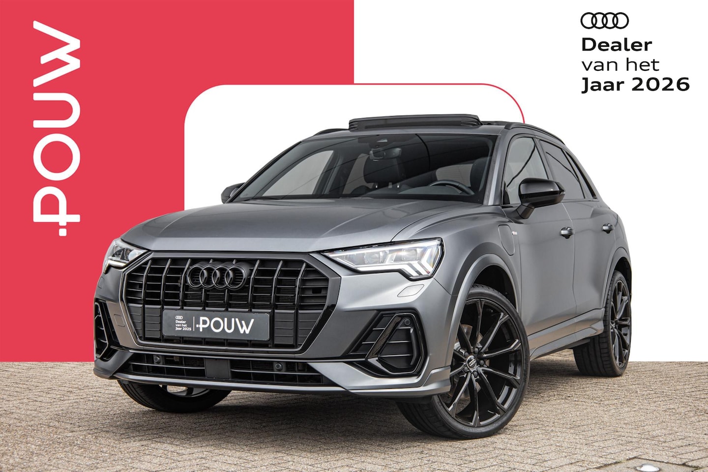 Audi Q3 - 45 TFSI e 245pk S edition | 21" LMV | Sonos | Panoramadak | Trekhaak | Memorystoelen | Mat - AutoWereld.nl