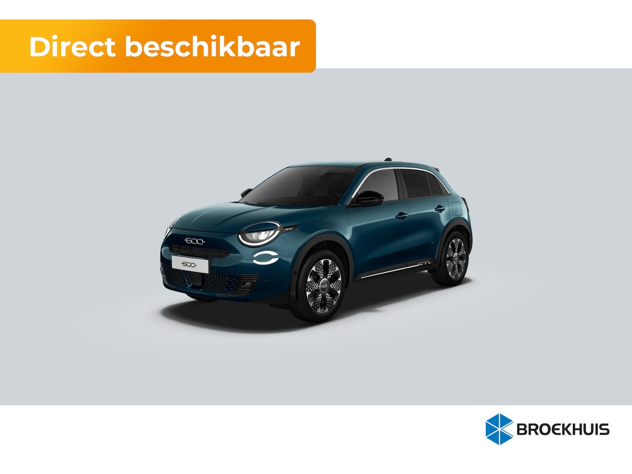 Fiat 600e - La Prima | 10,25" touchscreen radio met Bluetooth, DAB & USB | Automatische airconditionin - AutoWereld.nl