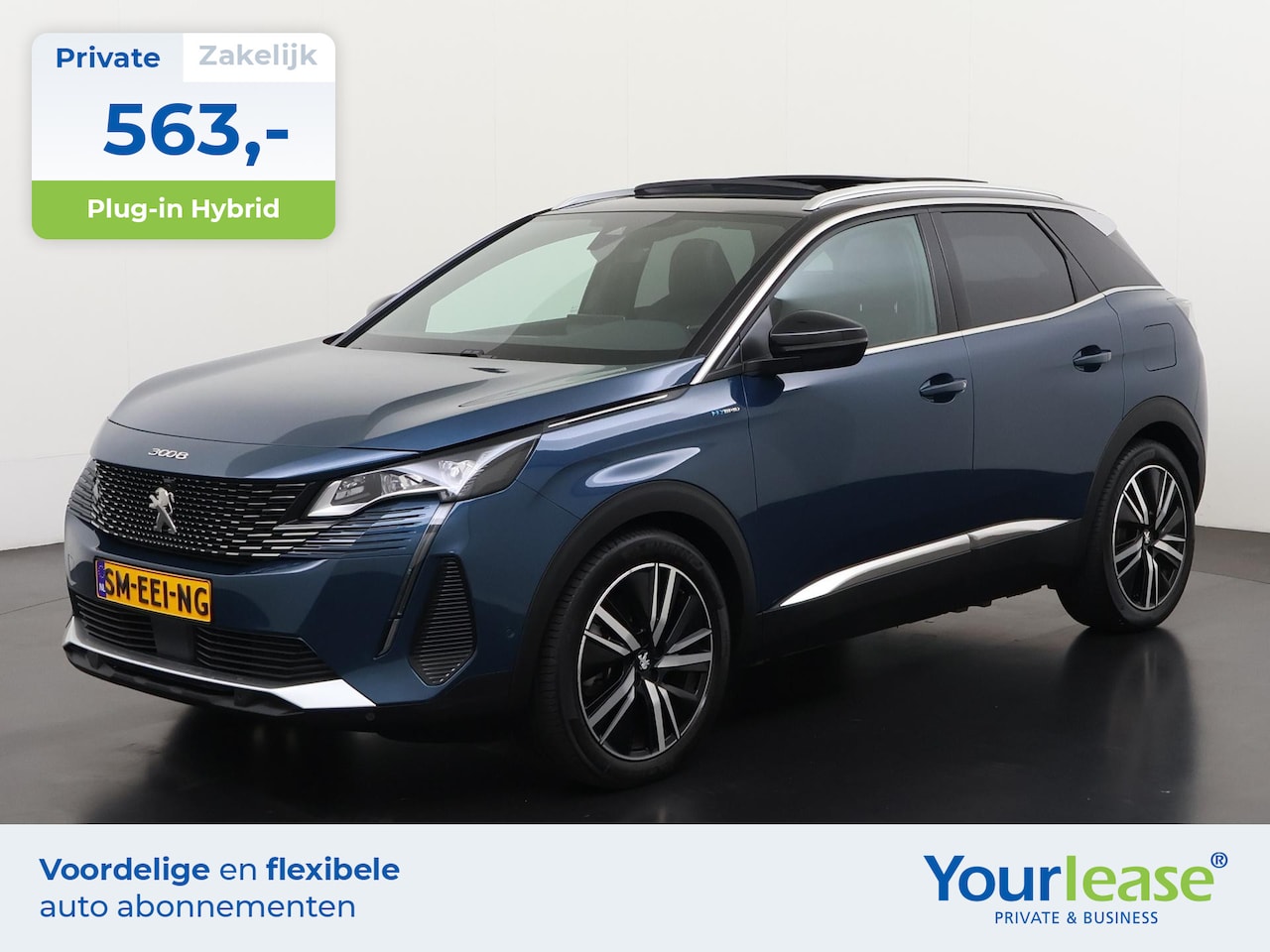 Peugeot 3008 - 1.6 HYbrid 225 GT Pack | All-in 563,- Private Lease | Direct uit voorraad - AutoWereld.nl
