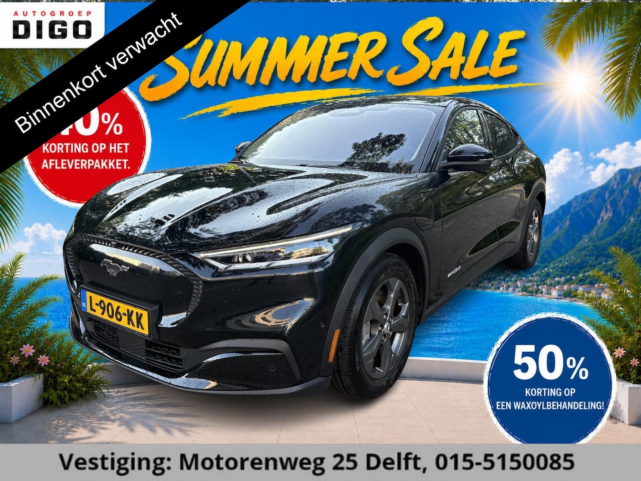 Ford Mustang Mach-E - RWD 75 kWh SOH 94% GARTANTIE 2031* APPLE CARPLAY / ANDROID AUTO  . 360° CAMERA . - AutoWereld.nl