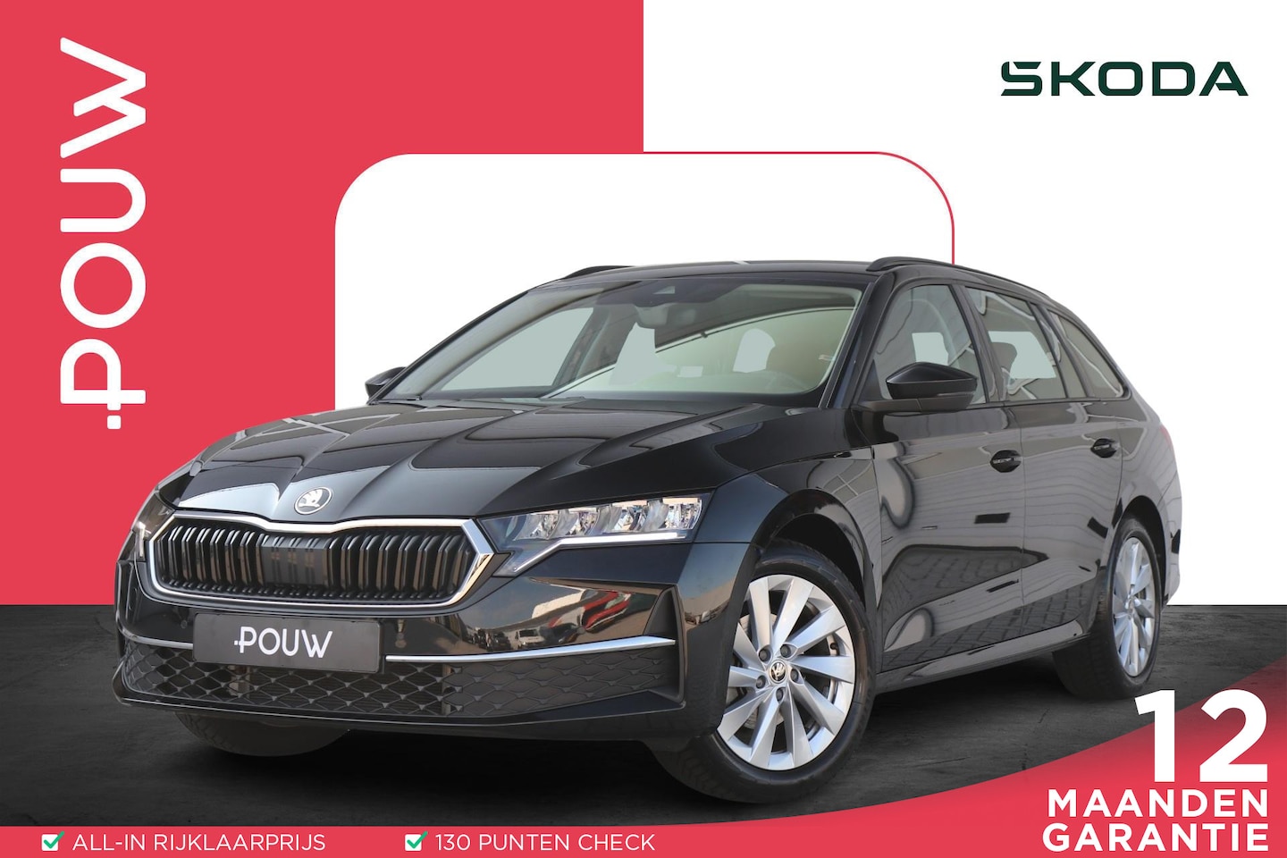 Skoda Octavia Combi - 1.5 TSI 150pk DSG Business Edition | Trekhaak | Achteruitrijcamera | App Connect | Stoelve - AutoWereld.nl