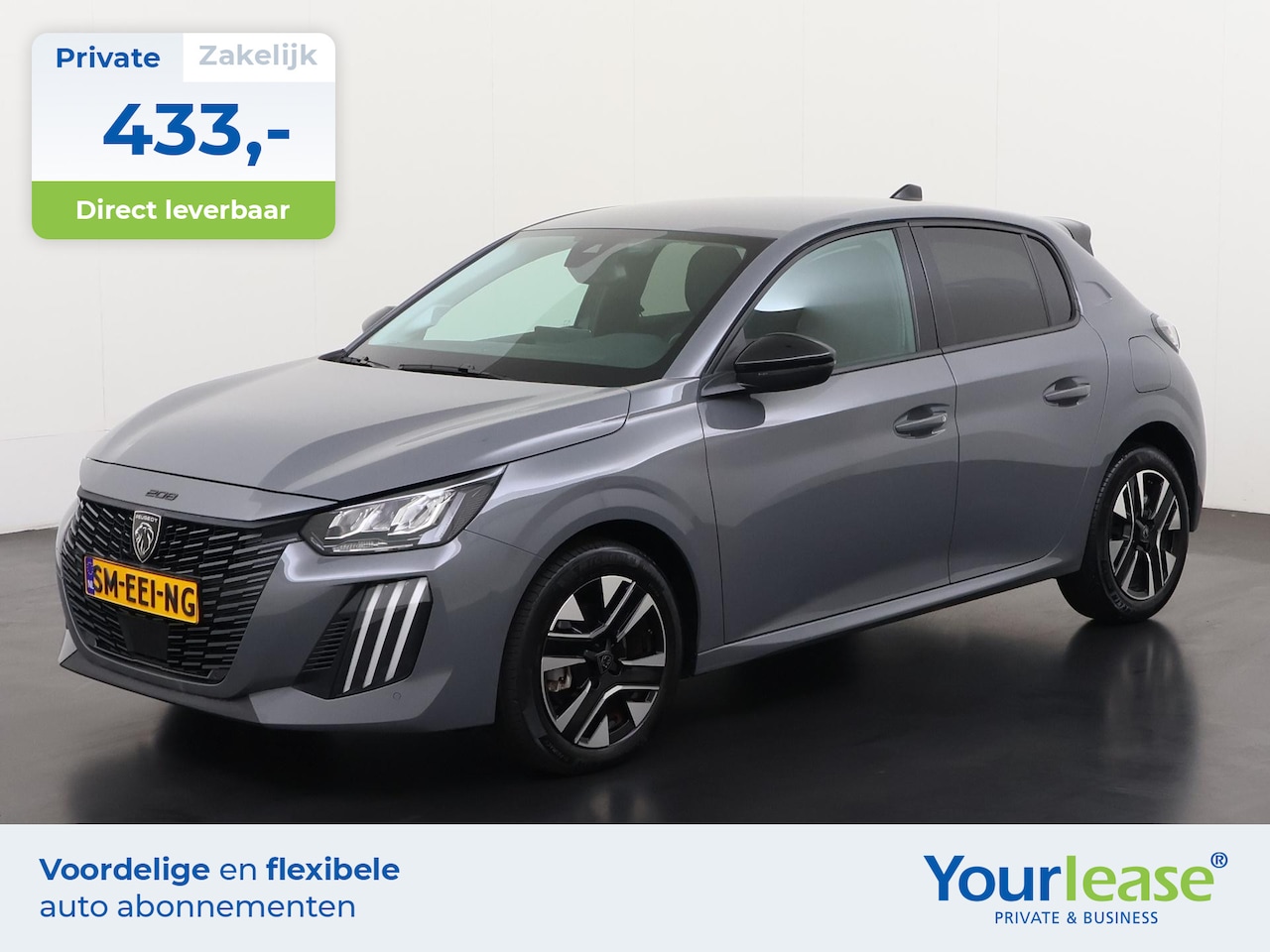 Peugeot 208 - 1.2 Hybrid 110 e-DCS6 Allure | All-in 433,- Private Lease | Direct uit voorraad - AutoWereld.nl