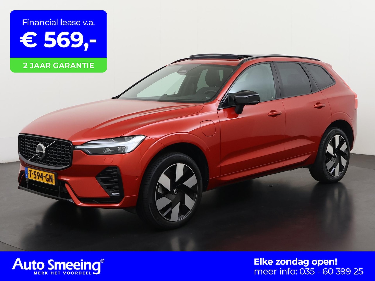 Volvo XC60 - T6 Long Range AWD Ultimate Dark | Luchtvering | Trekhaak | Bowers & Wilkins audio | Zondag - AutoWereld.nl