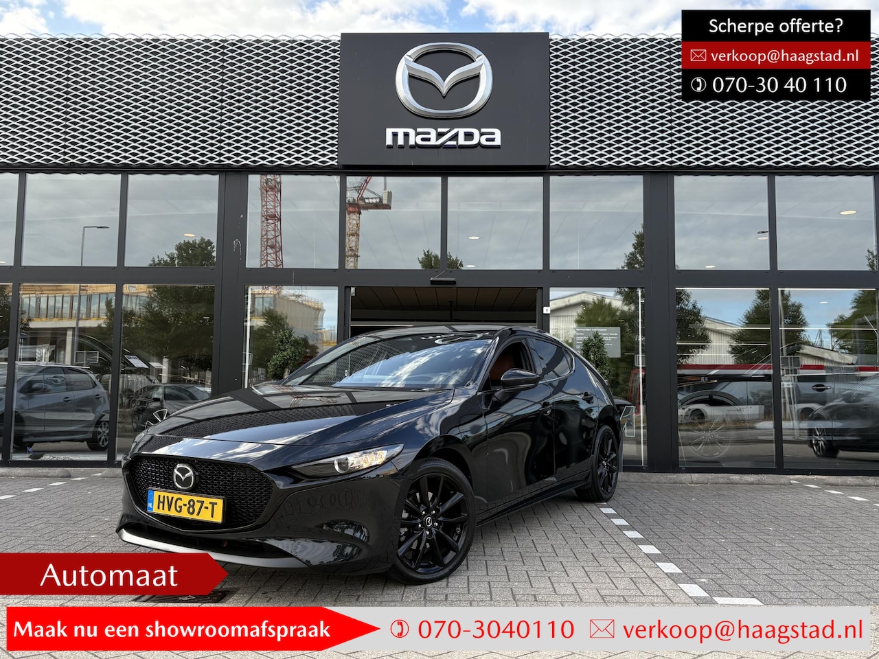 Mazda 3 - 2.0 e-SkyActiv-X M Hybrid 186 Nagisa BTW auto / Garantie t/m 06-2031 / Huidige nieuwprijs - AutoWereld.nl