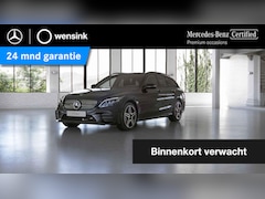 Mercedes-Benz C-klasse Estate - 180 Business Solution AMG | Panoramadak | Night pakket | Trekhaak | Zadelbruin interieur |