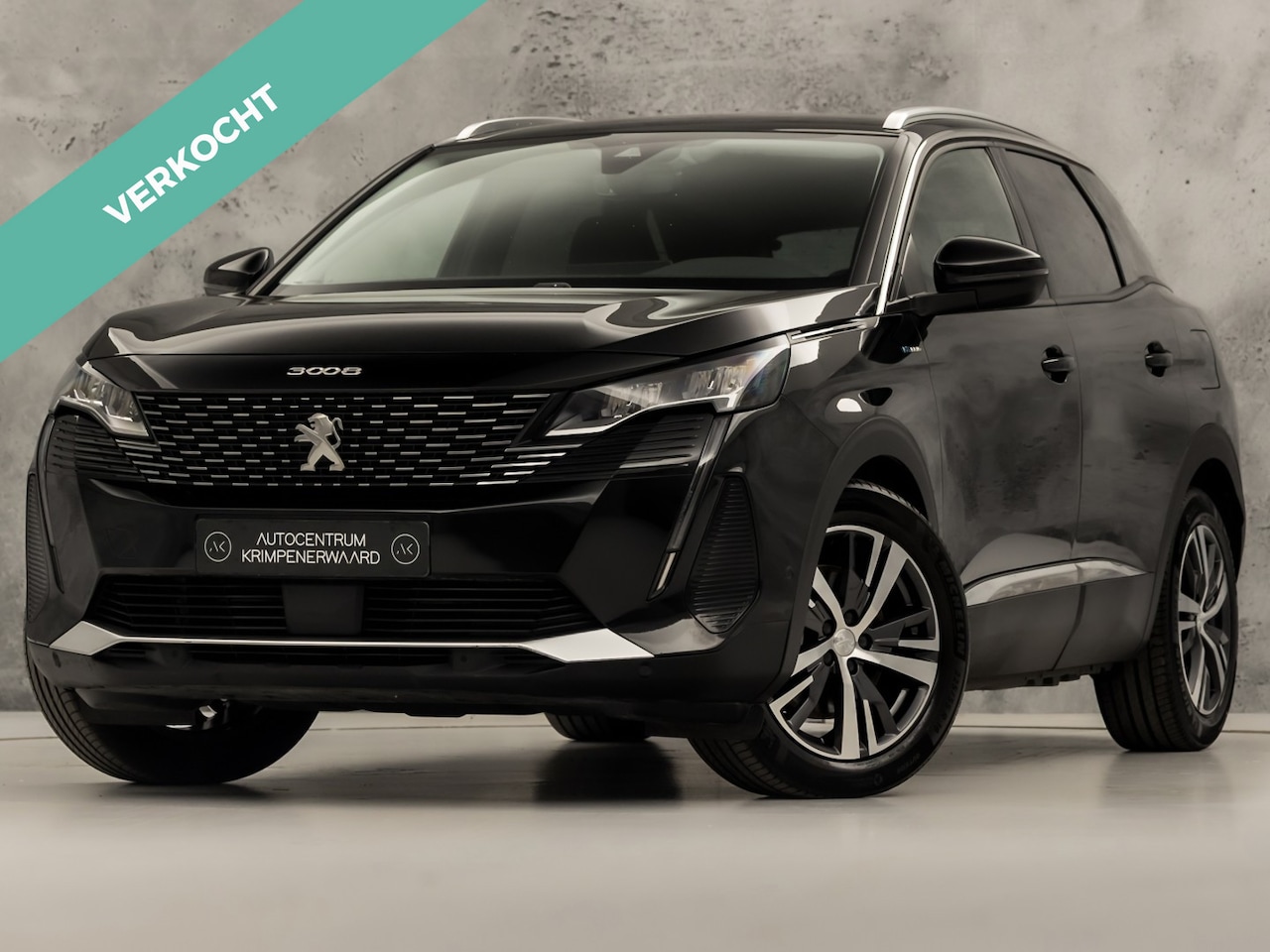 Peugeot 3008 - 1.6 HYbrid 225 Allure 225Pk Automaat (APPLE CARPLAY, GROOT NAVI, 360 CAMERA, LEDER, KEYLES - AutoWereld.nl