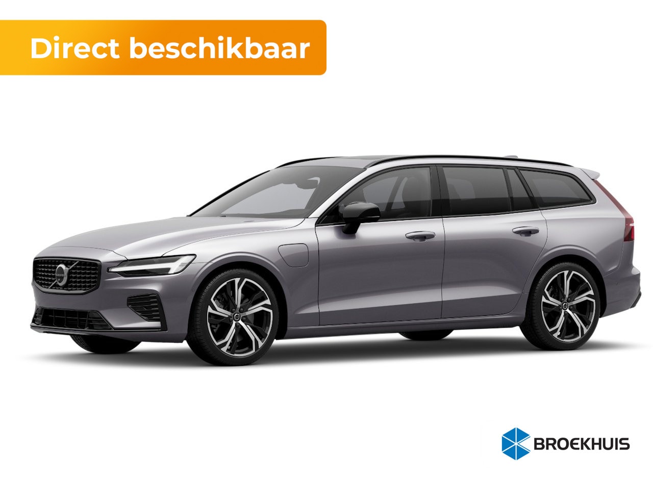 Volvo V60 - 2.0 T6 Plug-in hybrid AWD Plus Dark | Achterbank verwarmd | Achteruitrijcamera | Apple Car - AutoWereld.nl