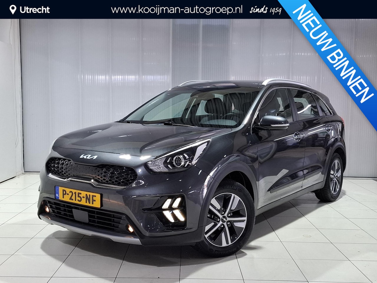 Kia Niro - 1.6 GDi Hybrid DynamicLine NL auto, 68.066 KM, Trekhaak, dealer onderhouden! - AutoWereld.nl