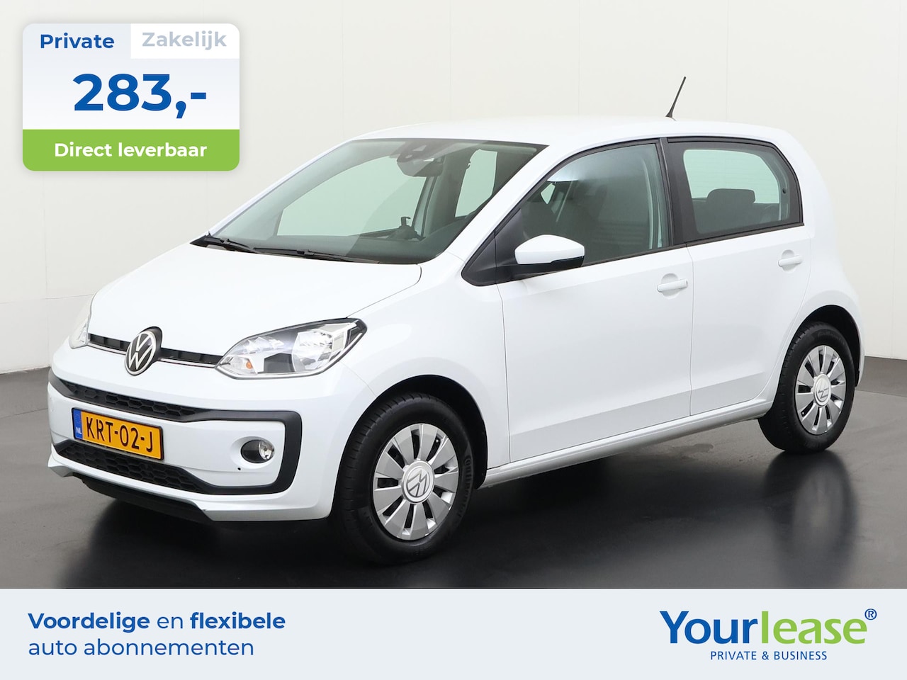 Volkswagen Up! - 1.0 | All-in 283,- Private Lease | Direct uit voorraad - AutoWereld.nl