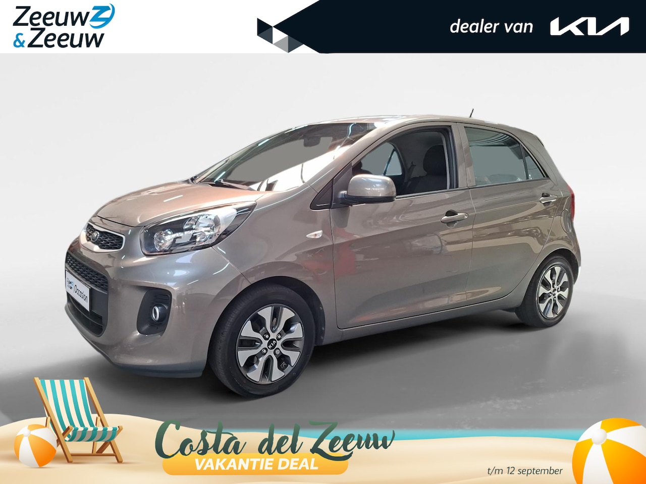 Kia Picanto - 1.0 CVVT EconomyPlusLine NAVIGATIE | TREKHAAK | AIRCO | 12 MAANDEN BOVAG GARANTIE - AutoWereld.nl