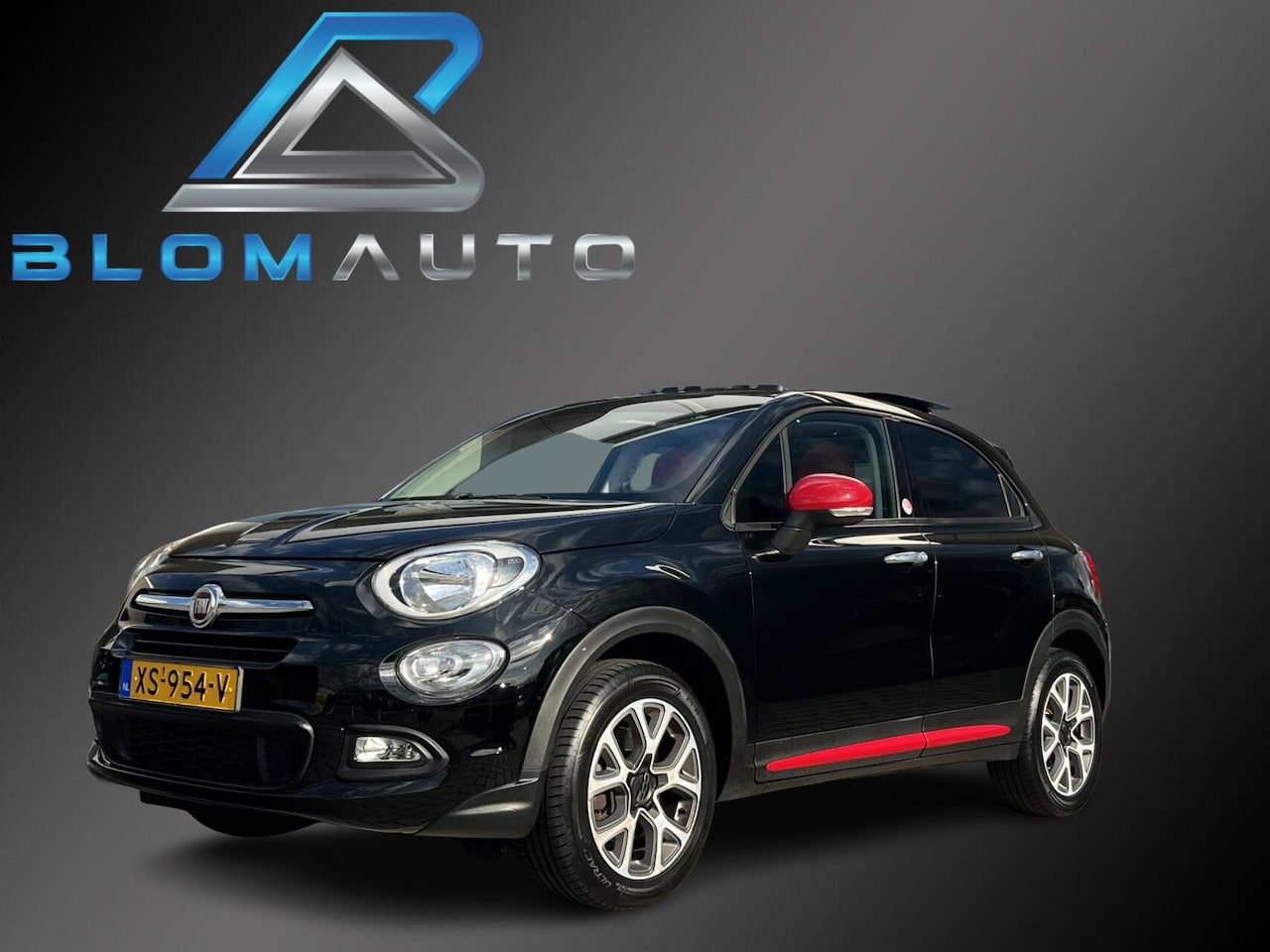 Fiat 500 X - 1.6 ROSSO AMORE GLAZEN SCHUIFDAK+NAVI+PDC+CRUISE - AutoWereld.nl