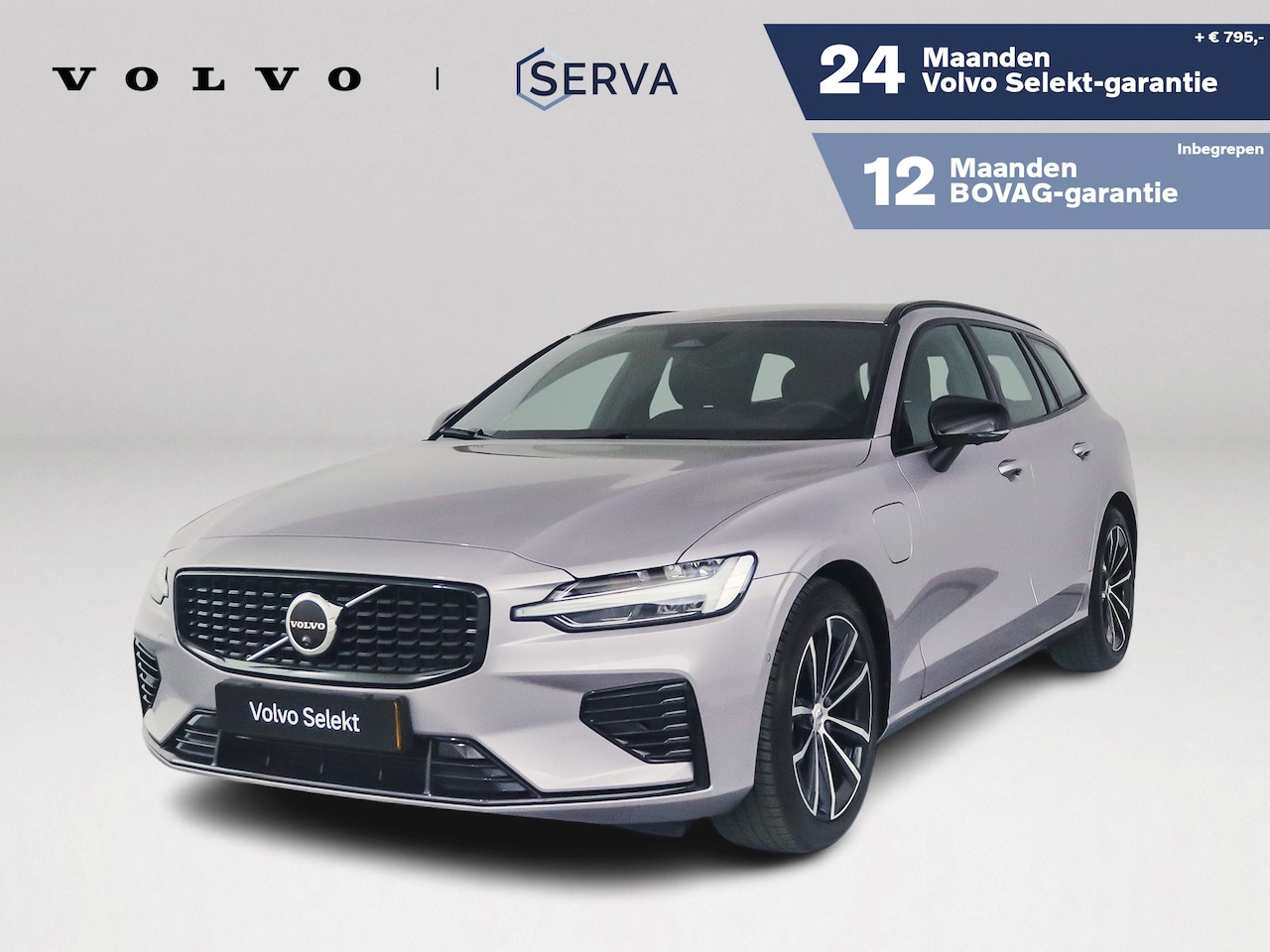 Volvo V60 - T8 Plug-in hybrid AWD Plus Dark | 360° camera | Harman Kardon | Stoel- en stuurverwarming - AutoWereld.nl