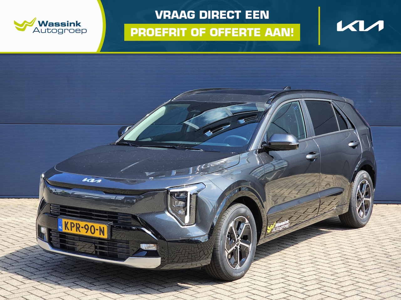 Kia Niro - 1.6 GDi Hybrid DynamicPlusLine | SCHUIFKANTEL | STOELVERW. | LEDER | - AutoWereld.nl