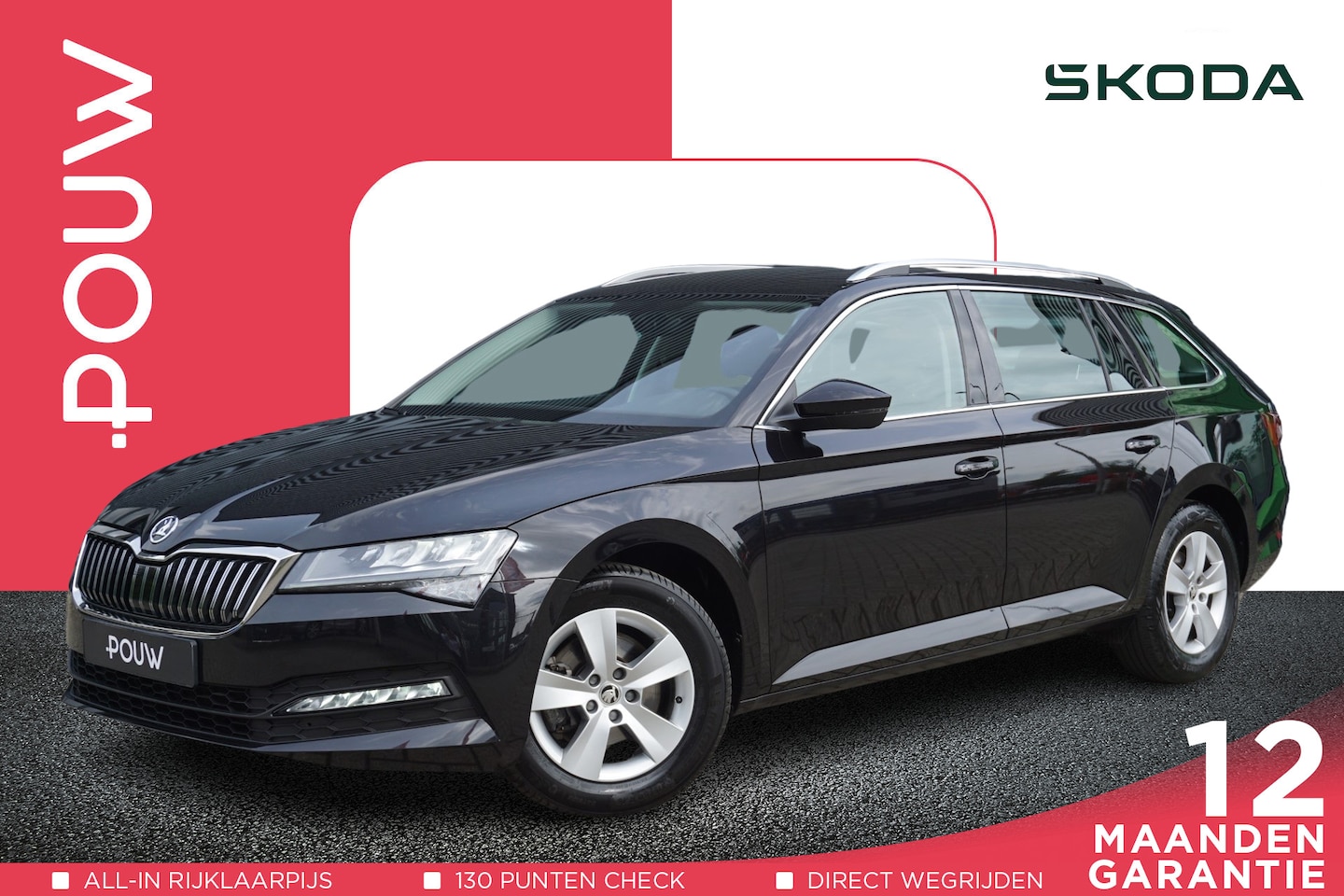 Skoda Superb Combi - 1.5 TSI 150pk DSG Business Edition | Trekhaak | Navigatie - AutoWereld.nl