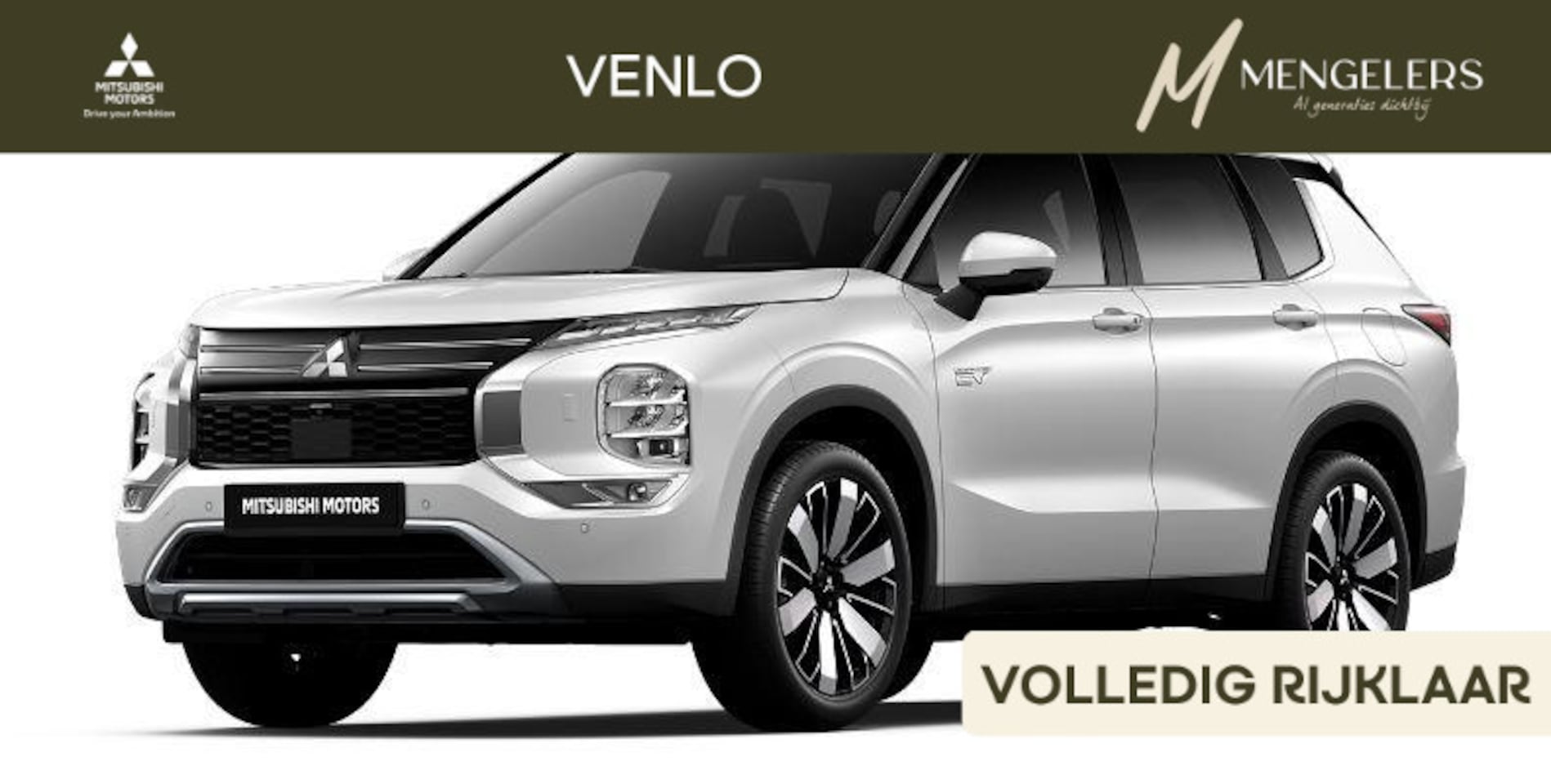 Mitsubishi Outlander - 2.4 PHEV Intense+ RIJKLAAR | Nieuw uit voorraad leverbaar - AutoWereld.nl