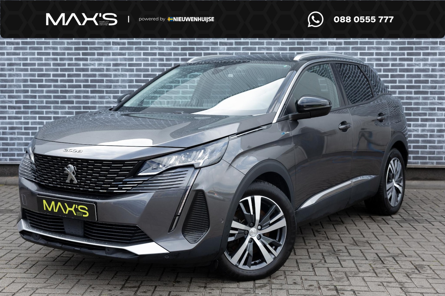 Peugeot 3008 - 1.6 HYbrid 225 Blue Lease Allure | Plug-in Hybrid (PHEV) | Achteruitrijcamera | Parkeersen - AutoWereld.nl