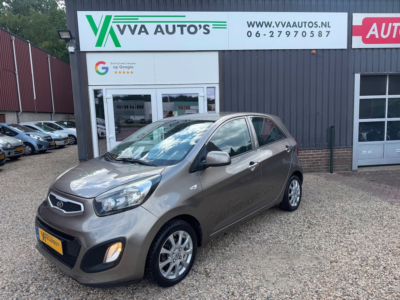 Kia Picanto - 1.0 CVVT Airco 1.0 CVVT airco, 4 elektr ramen, bluetooth, APK 12-2026! - AutoWereld.nl