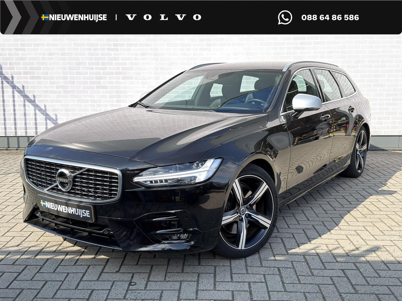 Volvo V90 - 2.0 T4 Business Sport | R-Design | Parkeersensoren | Keyless Entry | Elektrische Achterkle - AutoWereld.nl